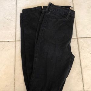 Black high waisted skinny jeans